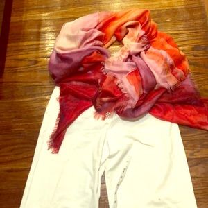 SILK & Linen Cloud soft Shawl Explosion Colors.